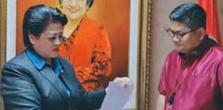 Pengamat militer Connie Rahakundini Bakrie telah menyerahkan sejumlah dokumen rahasia yang dititipkan oleh Sekretaris Jenderal PDIP, Hasto Kristiyanto, kepada jajaran pengurus partai PDIP (Foto: Ist)